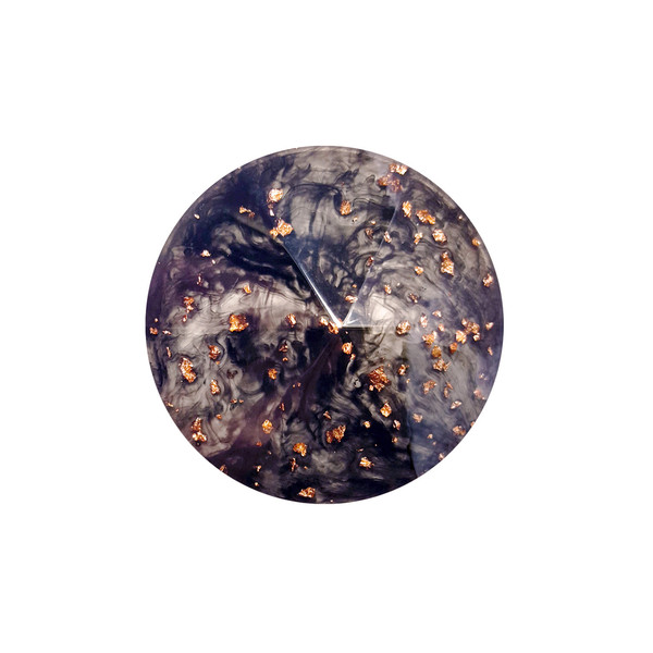 Layla Cap Set, Smoke Rose Gold Resin