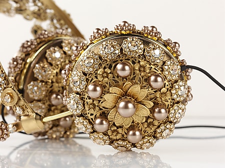 FRENDS Headphones, Dolce & Gabbana Gold Crown Headphones