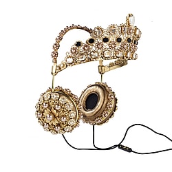 FRENDS Headphones, Dolce & Gabbana Gold Crown Headphones