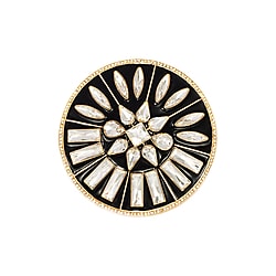 FRENDS Headphones, Baublebar Taylor  Caps:  Jeweled Kaleidoscope With Black Enamel