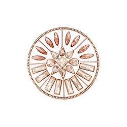 FRENDS Headphones, Baublebar Taylor  Caps:  Jeweled Kaleidoscope With White Enamel