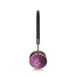 FRENDS Headphones, Glitterbomb Pink Layla Gunmetal Headphones