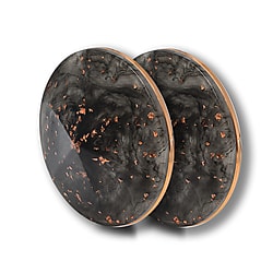 FRENDS Headphones, Taylor  Caps: Rose Gold Flakes, Grey Smoky Resin