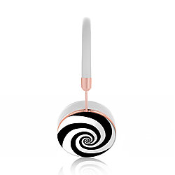 FRENDS Headphones, Kandy Land Black & White Taylor Rosegold Headphones