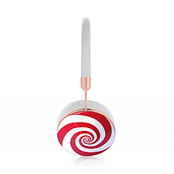 FRENDS Headphones, Kandy Land Red & White Taylor Rosegold Headphones