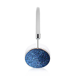 FRENDS Headphones, Glitterbomb Blue Taylor Silver Headphones