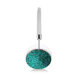FRENDS Headphones, Glitterbomb Teal Taylor Silver Headphones